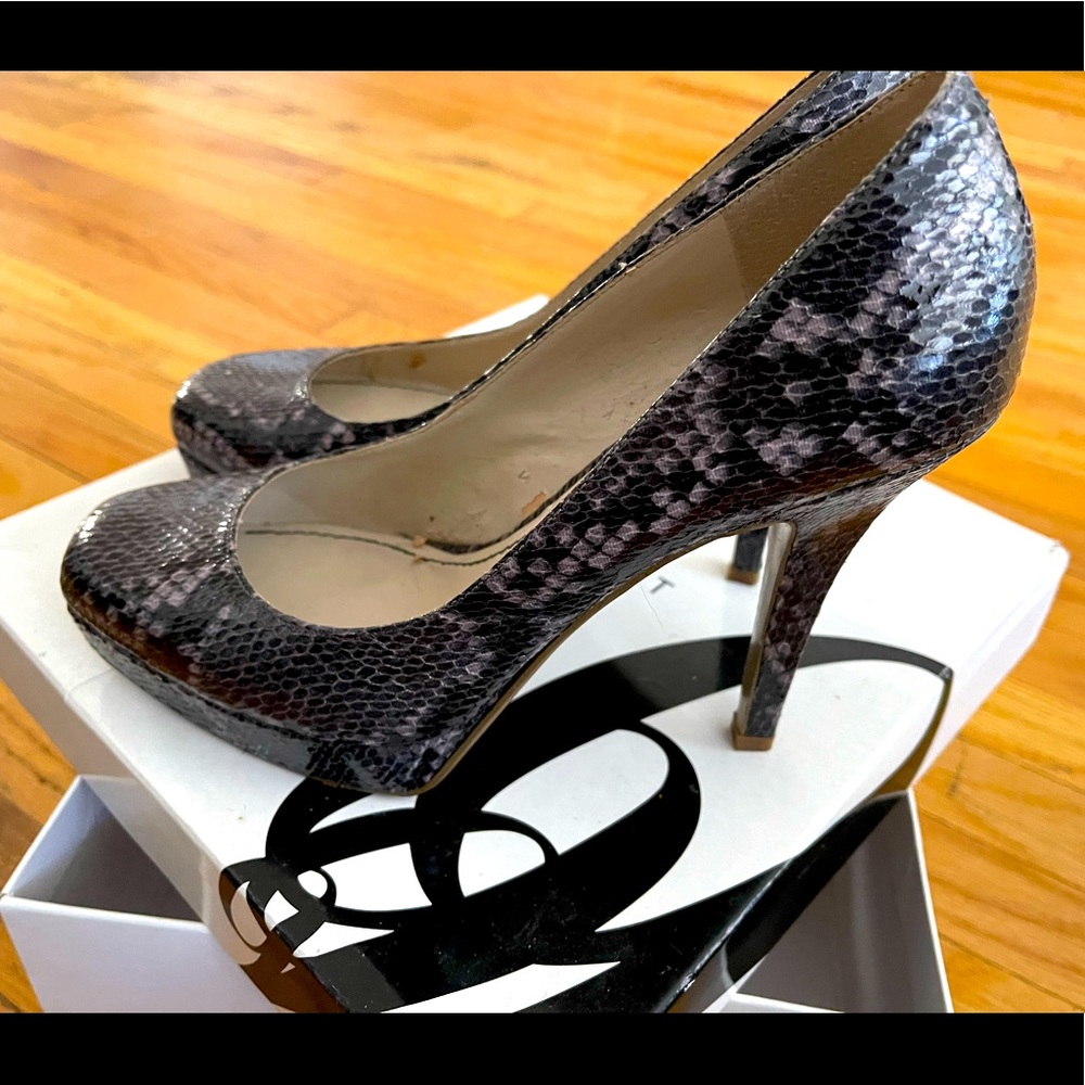 Nine West Snake Print Pumps